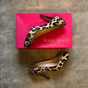 Kate Spade Karolina Haircalf Heels Size 7